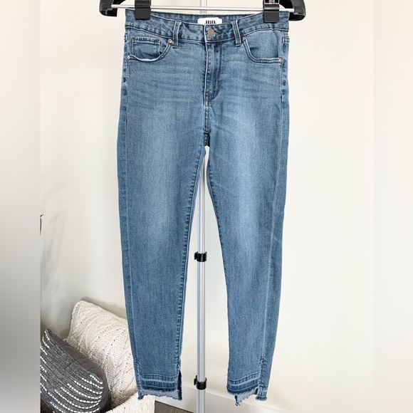 JBD Mid-Rise Skinny Jeans with Released Step Hem - Picture 3 of 10